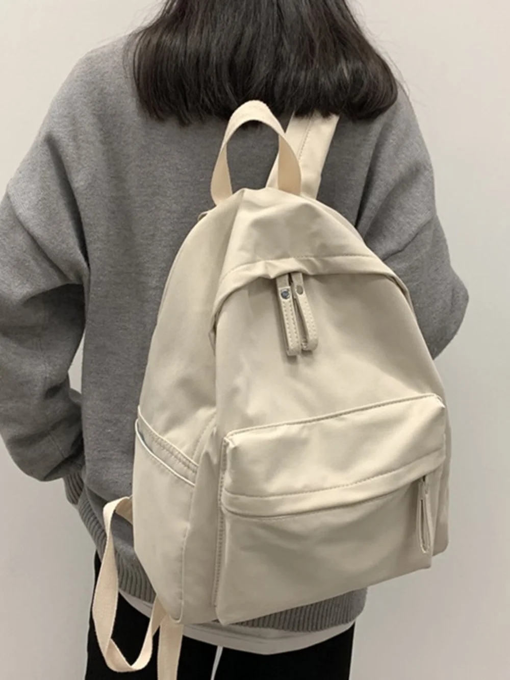 Classic Men's Casual Backpack in Khaki